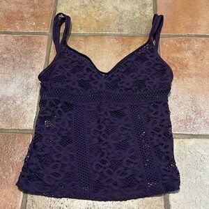Becca swim tankini top size small